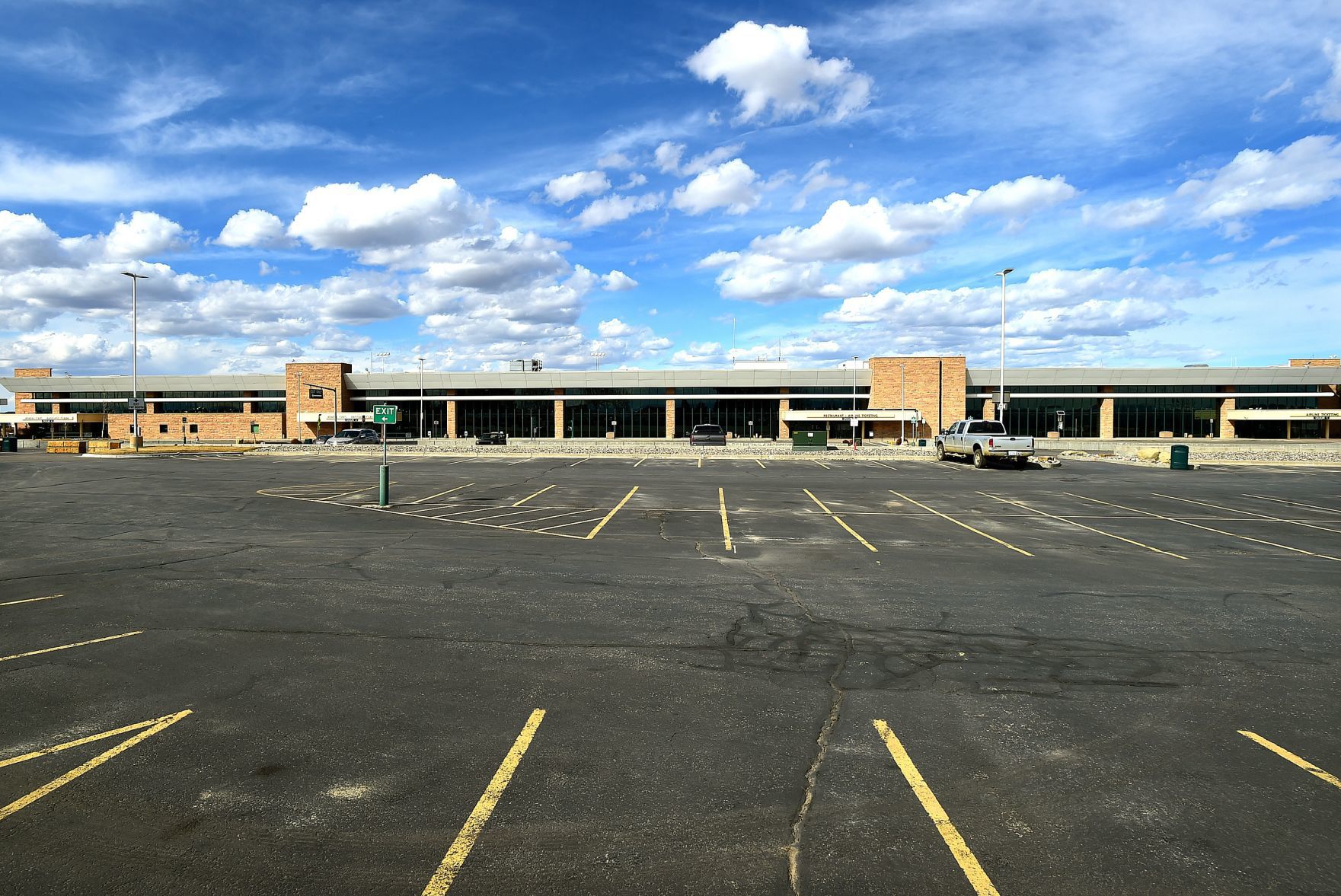 Deserted airport